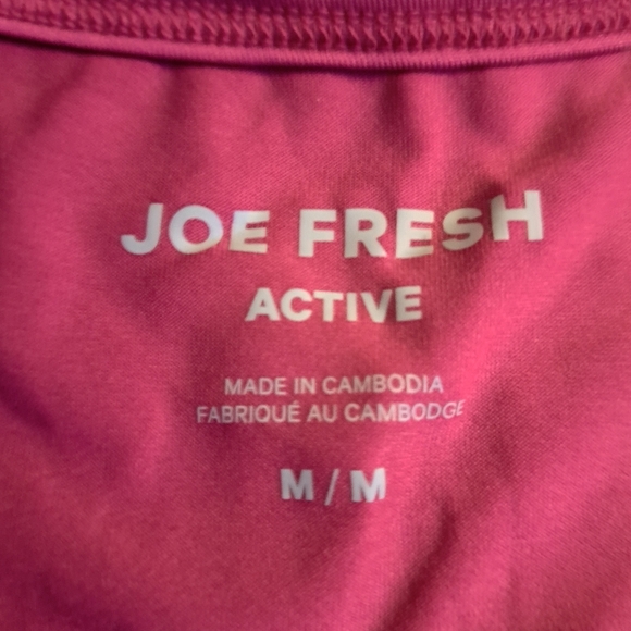 Joe Fresh Active Wear Shirt - Pink - Medium - Picture 3 of 4